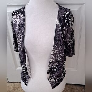 Express Cropped Button Up Front Cardigan    Size M